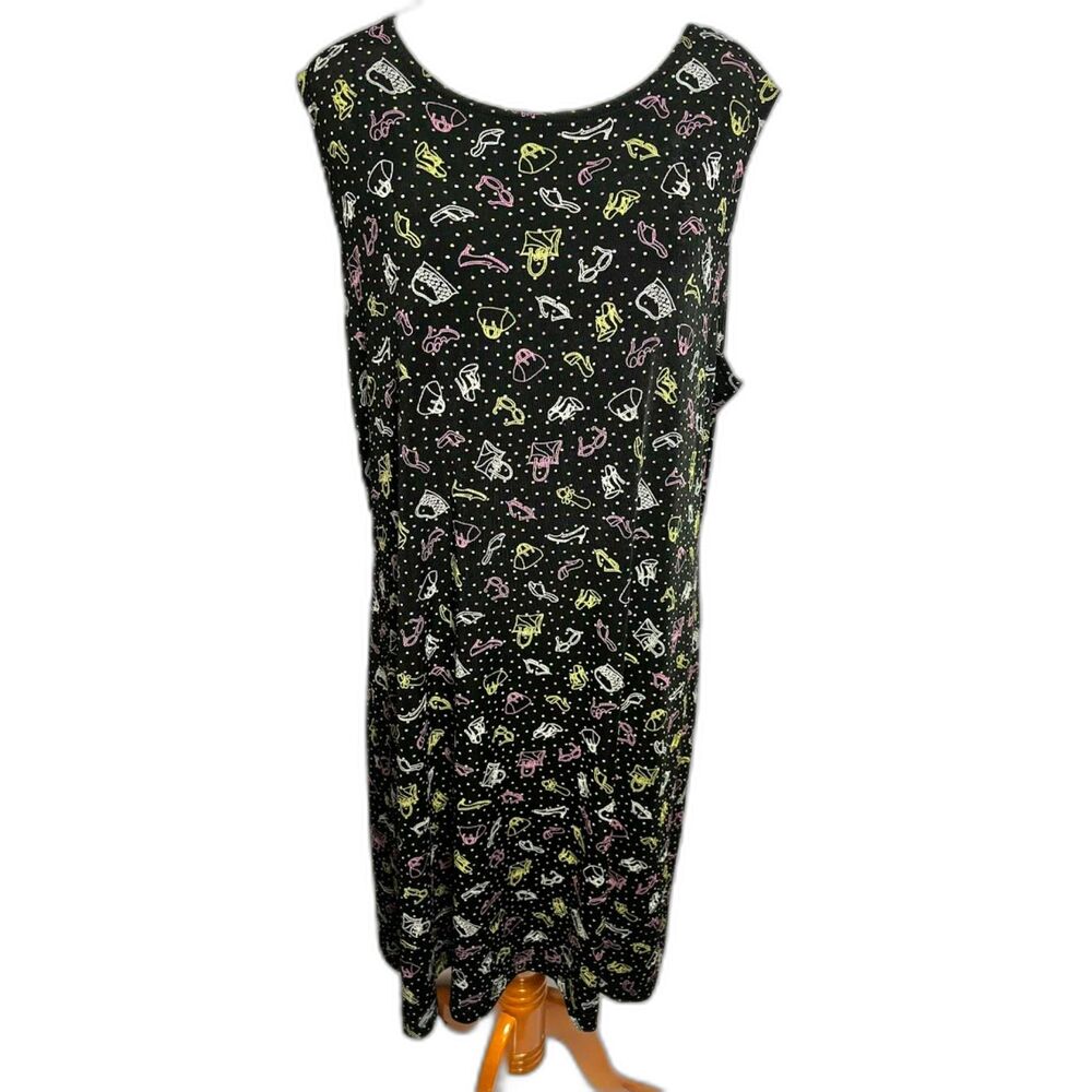 Coldwater Creek Vintage 90s Dress Sheath Slinky Acetate Shoes Barbie P XL y2k
